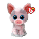 TY BEANIE BOOS REGULAR HAMBONE - PINK PIG