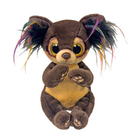 TY BEANIE BELLIES REGULAR TOFFEE - BROWN DOG