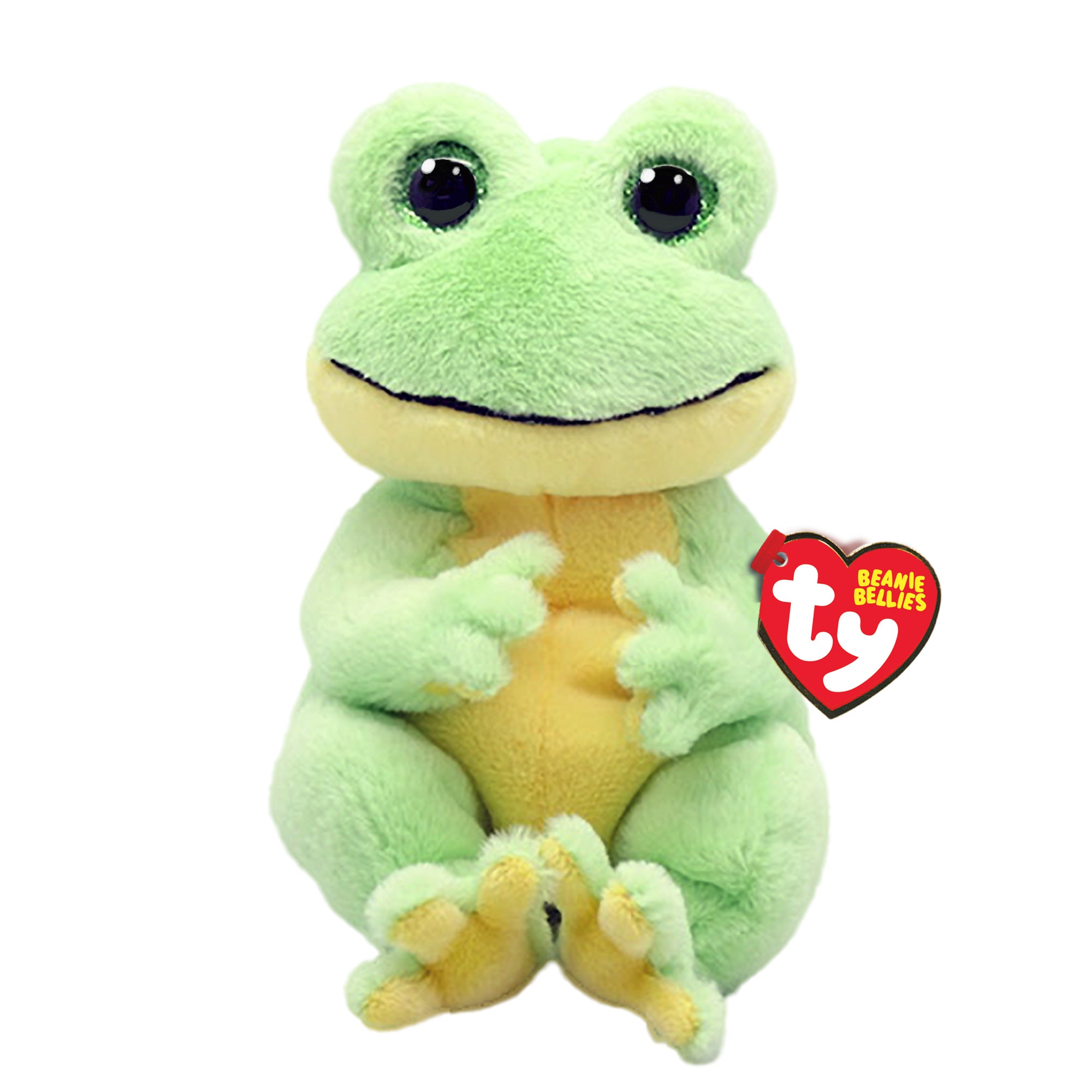 TY BEANIE BOOS REGULAR SNAPPER - THE GREEN FROG