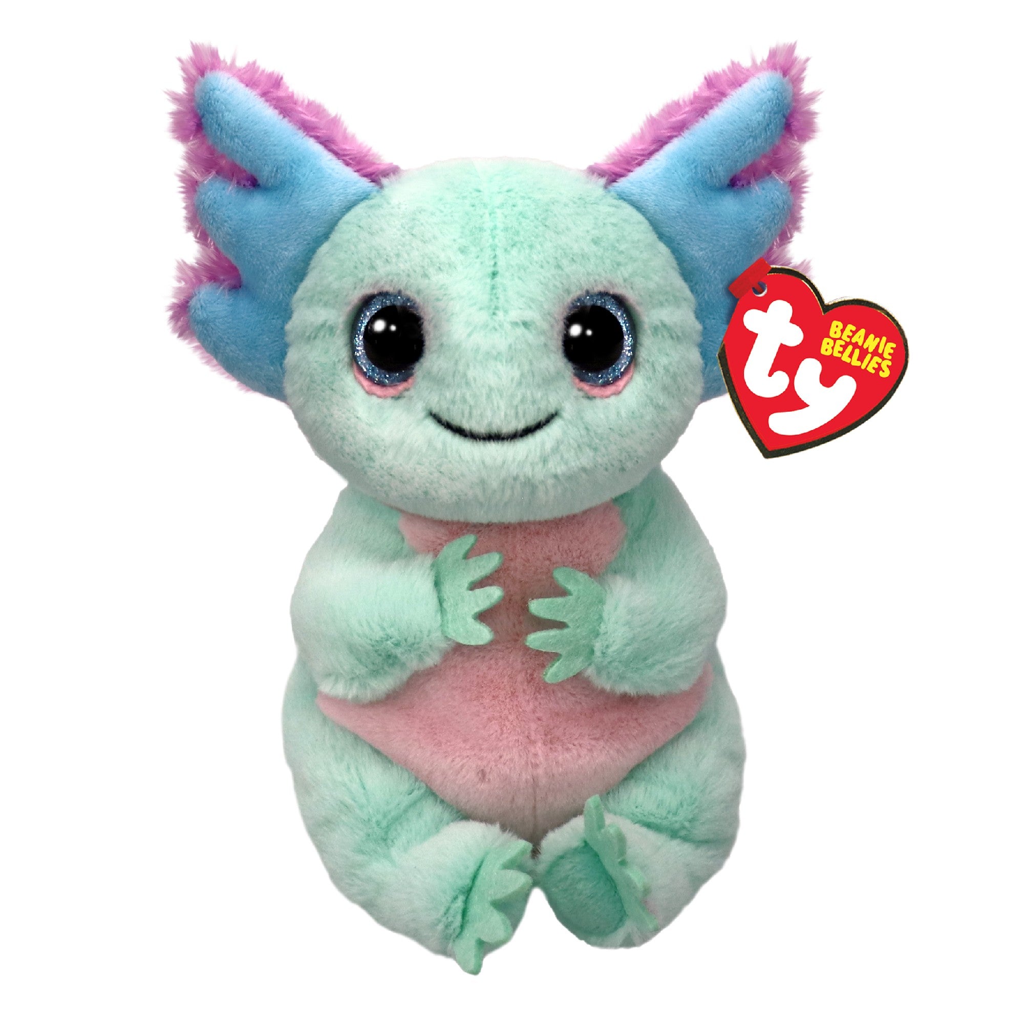 TY BEANIE BELLIES REGULAR ALEX - PASTEL AXOLOTL