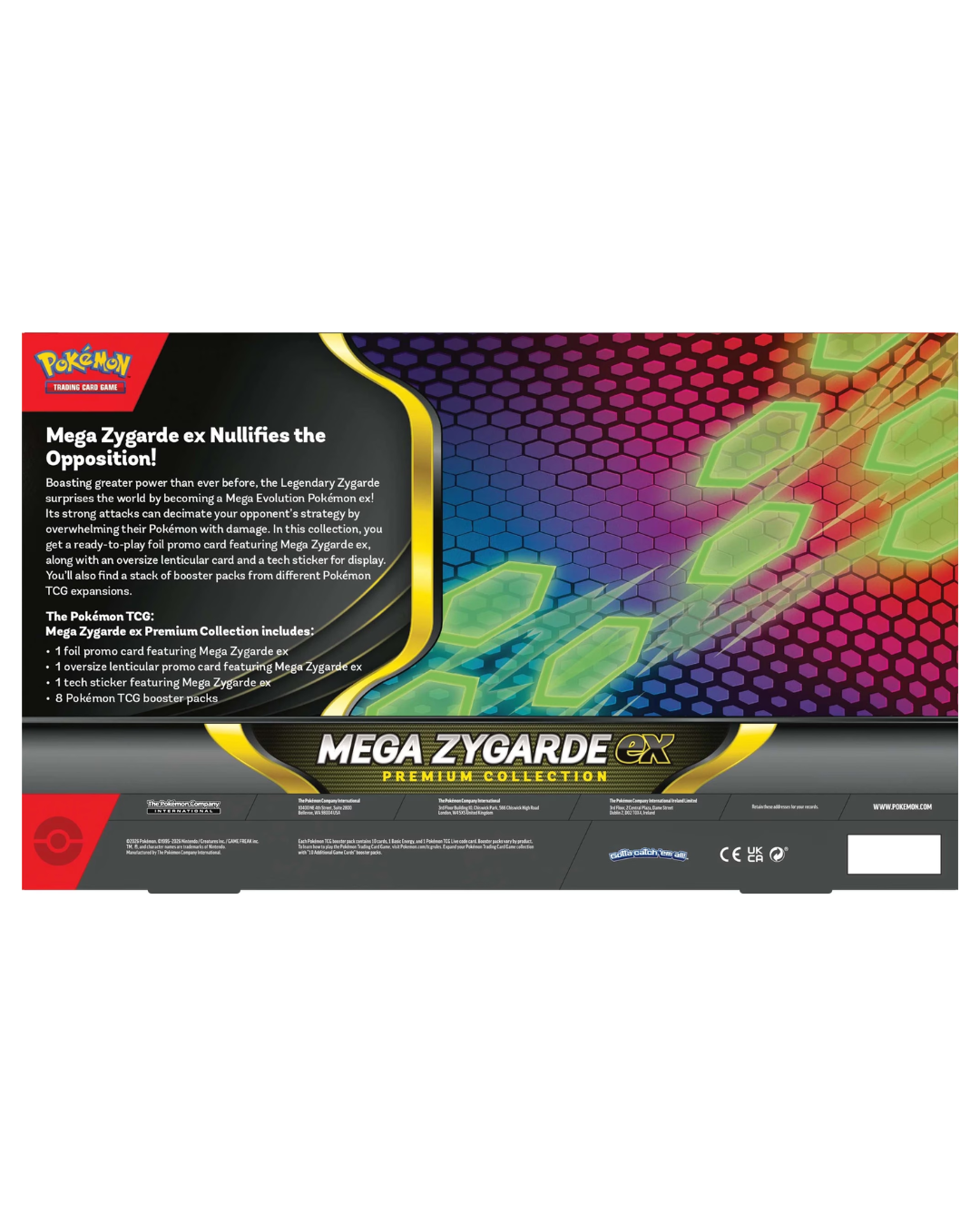 POKEMON TCG MEGA ZYGARDE EX PREMIUM COLLECTION