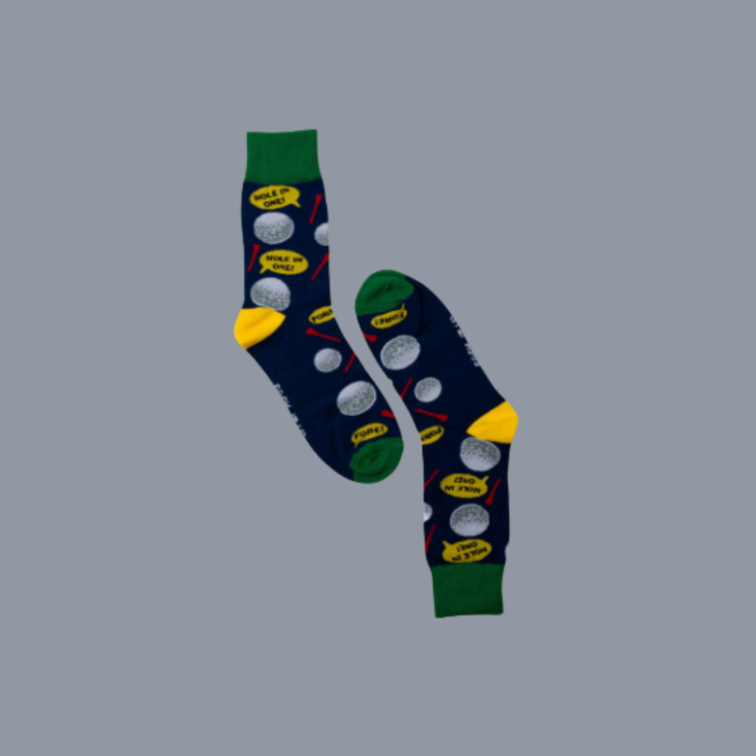 SOCK IT UP SOCKS - MAY THE COURSE BE WITH YOU