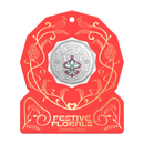 ROYAL AUSTRALIAN MINT 50 CENT 2025 UNCIRCULATED COIN - CHRISTMAS FESTIVE FLORALS