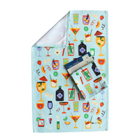 ALLGIFTS AUSTRALIA TEA TOWEL - COCKTAILS