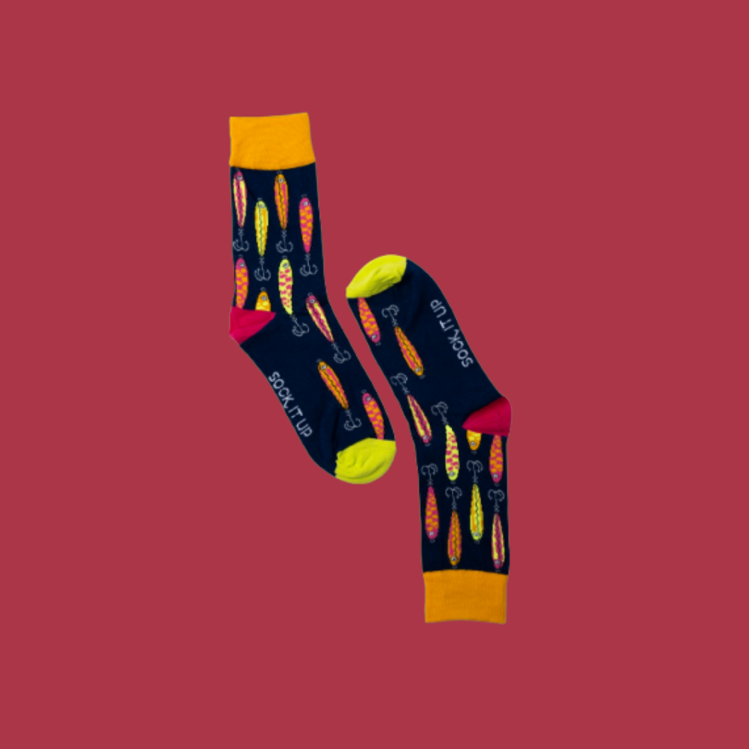 SOCKS - HOOKED LINE AND SINKER