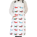 ALLGIFTS AUSTRALIA COTTON APRON - CHRISTMAS SAUSAGE DOGS