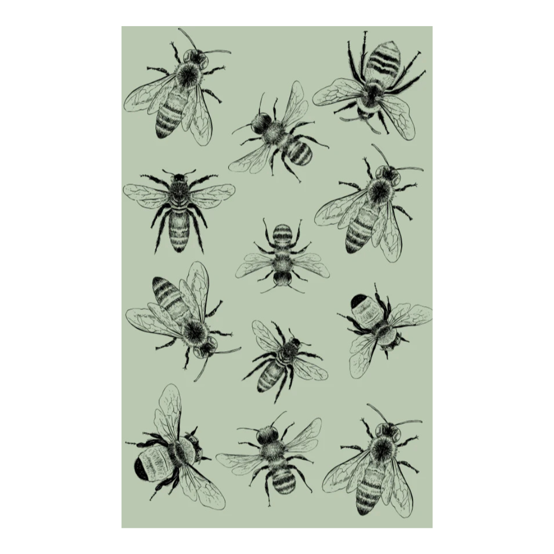 ALLGIFTS AUSTRALIA TEA TOWEL - SKETCH BEE