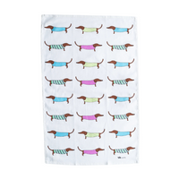 ALLGIFTS AUSTRALIA TEA TOWEL - SAUSAGE DOGS