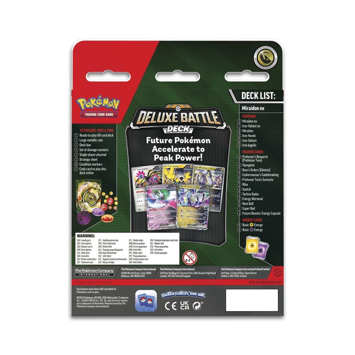 POKEMON TCG KORAIDON/MIRAIDON DELUXE BATTLE DECK