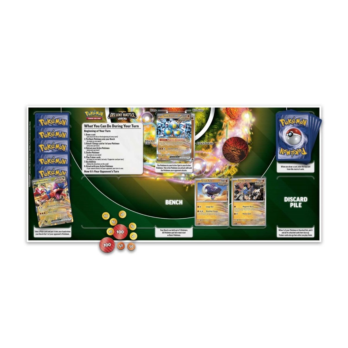 POKEMON TCG KORAIDON/MIRAIDON DELUXE BATTLE DECK
