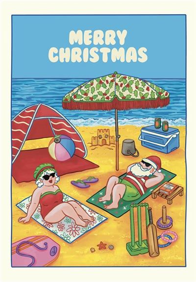 BOXED SANTA BEACH DAY