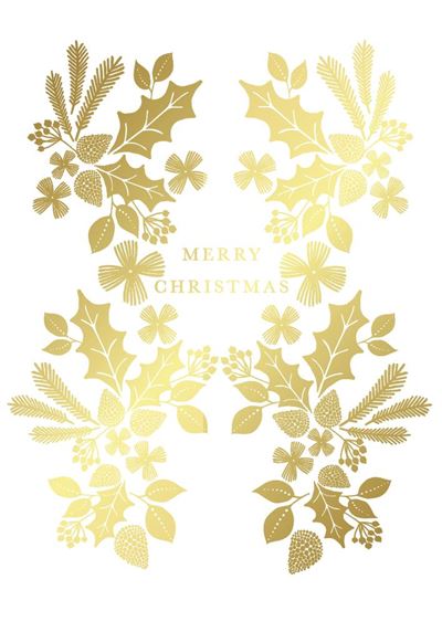 BOXED FOLIAGE PATTERN