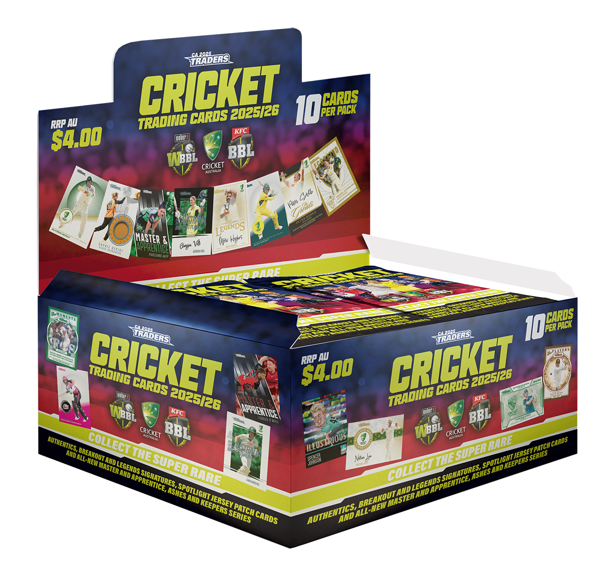 CRICKET AUSTRALIA TRADING CARDS 2025-2026