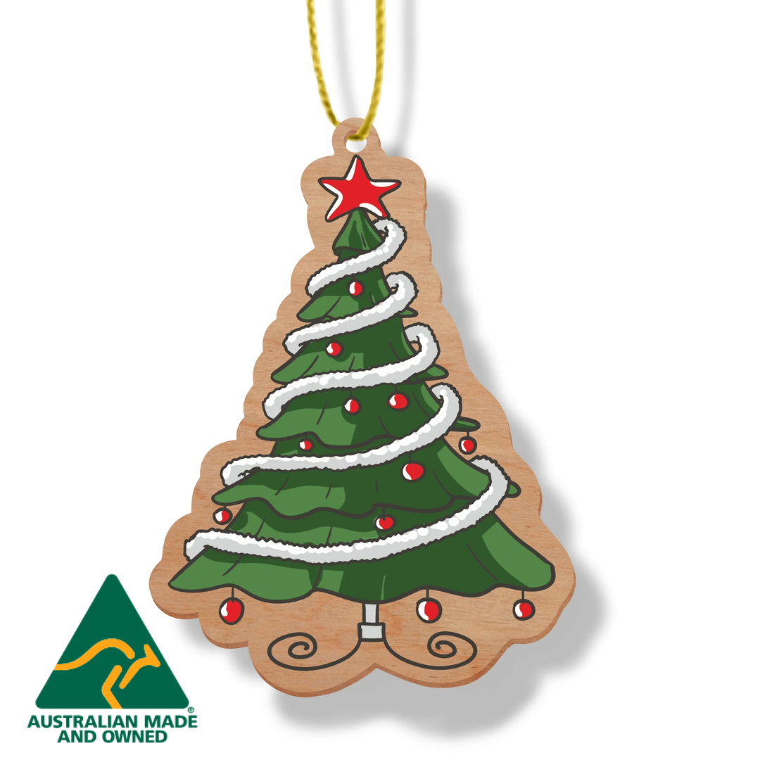 ARTICO WOODEN CHRISTMAS ORNAMENT - CHRISTMAS TREE