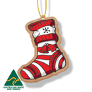 ARTICO WOODEN CHRISTMAS ORNAMENT - CHRISTMAS STOCKING