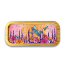 LISA POLLOCK BAMBOO TRINKET TRAY - PLAYFUL DRAGONFLIES