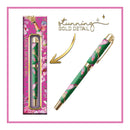 LISA POLLOCK PRINTED PEN IN GIFT BOX - CHAMPAGNE POPPERS