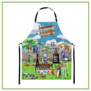 LISA POLLOCK COTTON BBQ APRON [DES:SUNDAY SESSION]