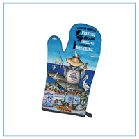 LISA POLLOCK COTTON BBQ MITT [DES:GOOD CATCH]