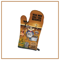 LISA POLLOCK COTTON BBQ MITT [DES:CAMPFIRE RECIPES]