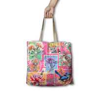 LISA POLLOCK REUSABLE SHOPPING BAG - PRETTY POSTAGE