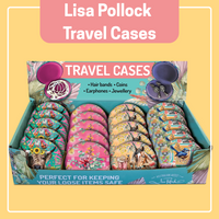 LISA POLLOCK TRAVEL CASE - CARNIVAL COW