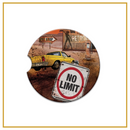 LISA POLLOCK CERAMIC CAR COASTER - NO LIMIT [DES:NO LIMIT]