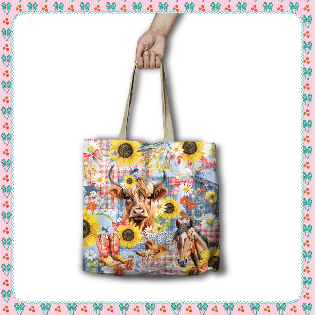 LISA POLLOCK REUSABLE SHOPPING BAG - COUNTRY COLLECTION