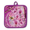 LISA POLLOCK OVEN MITT/POT HOLDER SET - FUCHSIA ORCHID