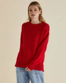 BETTY BASICS ANDY KNIT SWEATER RED [SZ:M]
