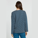 BETTY BASICS - VIENNA TEE NAVY/WHITE/BLUE STRIPE 8 [SZ:8]