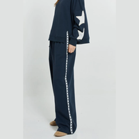 BETTY BASICS - SASKIA TRACKPANT NAVY/WHITE STARS 12 [SZ:12]