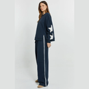 BETTY BASICS - SASKIA TRACKPANT NAVY/WHITE STARS 12 [SZ:12]