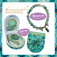 LISA POLLOCK CRYSTAL POINT BRACELET - AQUAMARINE
