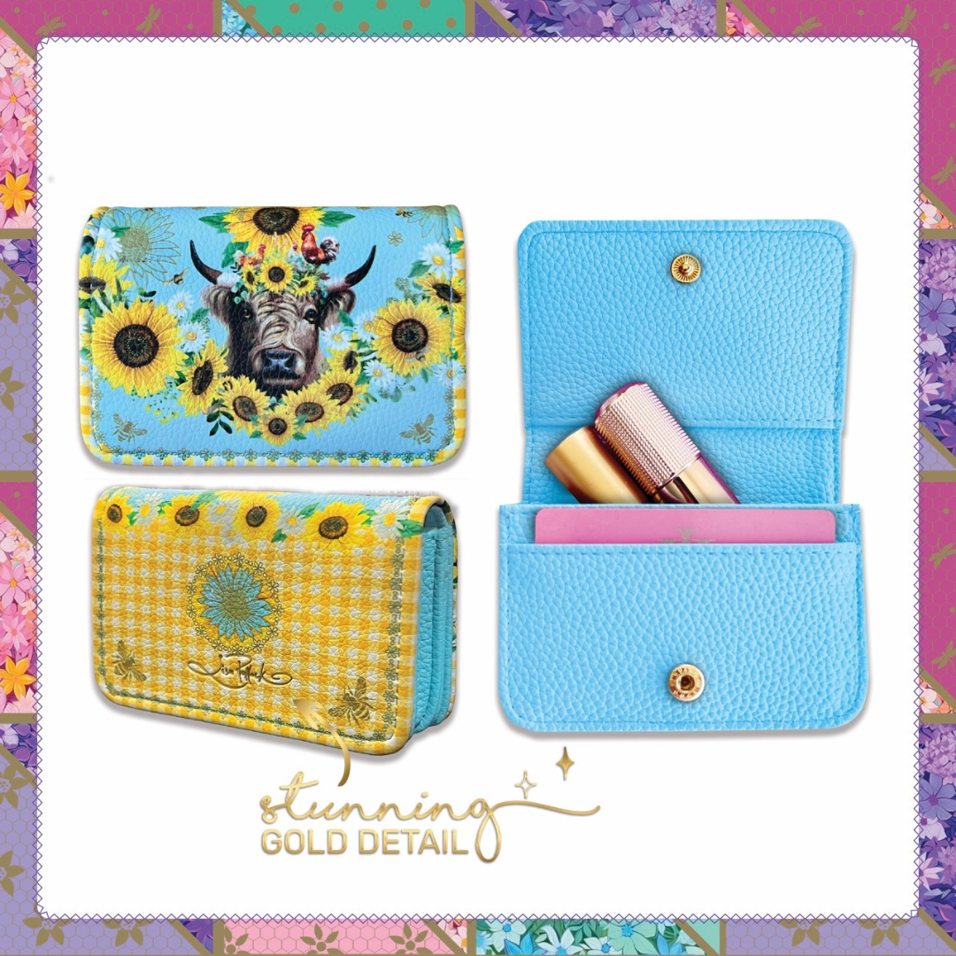 LISA POLLOCK CARD WALLET - SUNNY HIGHLAND