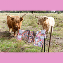 ALLGIFTS AUSTRALIA COTTON TEA TOWEL - HIGHLAND COW